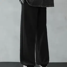 YOU FOREVER Men Original High-Rise Baggy Cotton Joggers Trousers image 3