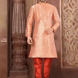 RANAK Men Regular Kurta with Pyjamas-5