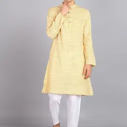 MAAND Men Checked Kurta with Pyjamas-picture-27
