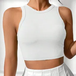 BAESD Colourblocked Tank Crop Top-image-83