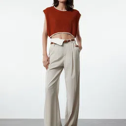 Trendyol Women Crop Pullover-image-23