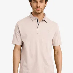 RARE RABBIT Men Solid Polo Collar Cotton T-shirt-picture-24