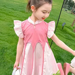 LULU & SKY Flutter Sleeve A-Line Dress-image-32