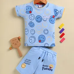 UNO KIDS Boys Blue Pure Cotton Clothing Set-picture-47