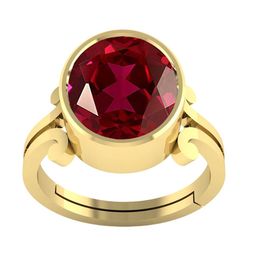RRVGEM 7.00 Ratti Gold Plated Adjustable Finger Ring-16