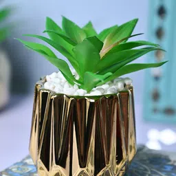 MARKET99 Green Artificial Plant With Pot-image-55