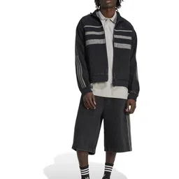 ADIDAS Originals Men Striped Long Sleeve Front-Open Cotton Sweatshirt-picture-40