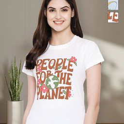 Tromko Women Pack of 3 Tom & Jerry Graphic Printed Round Neck Cotton T-shirts-image-56