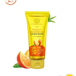 Khadi Natural Vitamin C & Hyaluronic Acid Sunscreen SPF 50 PA+++ - 100g-7