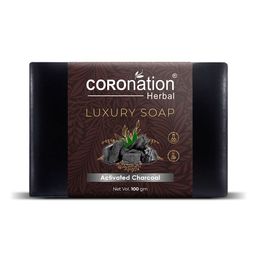 COROnation Herbal Activated Charcoal Luxury Soap - 100 g-48