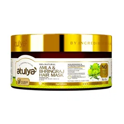 Atulya Natural Amla Bhringraj Hair Mask To Improve Hair Texture - 200 g-27