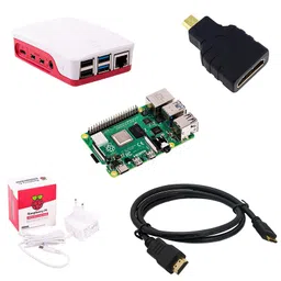 Raspberry Pi 4 Model B with 2GB Ram Starter Kit image 1