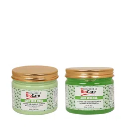 BEAUCODE BIOCARE Set Of 2 Aloe Vera Face & Body Gel & Mask 500ml-29
