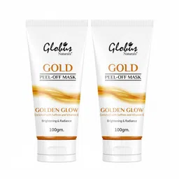 Globus naturals Set Of 2 Golden Glow Saffron & Vit E Gold Peel Off Mask 200gm-26