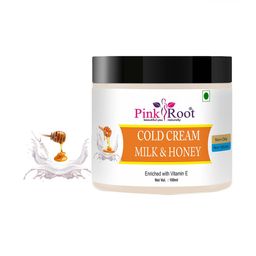 Pink Root Milk & Honey Cold Cream with Vitamin E - 100 ml-12