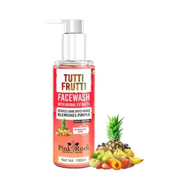 Pink Root Tutti Frutti Face Wash With Vitamin E Oil - 100ml-picture-16
