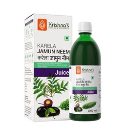 Krishna's Herbal & Ayurveda Karela Jamun Neem Juice To Manage Blood Sugar Naturally - 1L-12