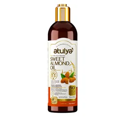 Atulya Sweet Almond Pure Cold Pressed Organic Oil For All Skin & Hair Types - 100 ml-image-52