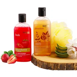 BodyHerbals Strawberry and Vanilla Aromatic Body Wash Combo 400 ml-16