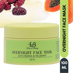 House of Beauty Overnight Face Mask With Papaya and Mulberry 100ml-29