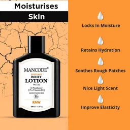 MANCODE Raw Perfumed Body Lotion with Pro Vitamin B5 - 200 ml image 2