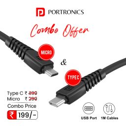Black Type C to Micro USB Cable-25