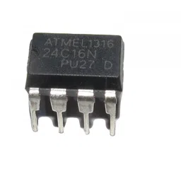 24C16 16K bit Serial I2C Bus EEPROM IC DIP-8 Package image 1