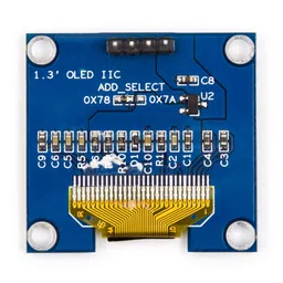 1.3 Inch I2C IIC 128x64 OLED Display Module 4 Pin - Blue image 3