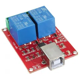 5V 2 channel USB PC Intelligent Control Relay Module image 4