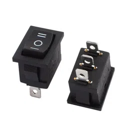 SPDT ON-OFF-ON Rocker Switch - Lock Action image 1