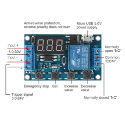 DC5V 1 Channel Relay Module Delay Timer Control Switch Board image 4