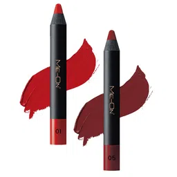 ME-ON Photoface 2-Pcs Long Lasting Lip Crayon - 3.6g Each - Shade 01-05-35