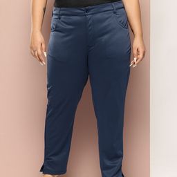 Sztori Women Plus Size Regular Fit Trousers-image-49