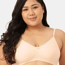 Leading Lady Beige Non Wired Non Padded Bra-11