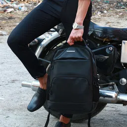 Police Unisex Black Backpack-29