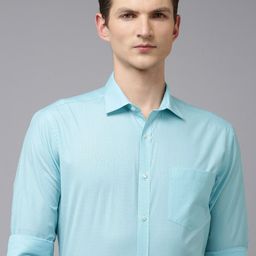 Park Avenue Self Design Slim Fit Formal Shirt-picture-16