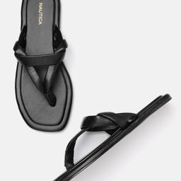 Nautica Women T-Strap Flats-39