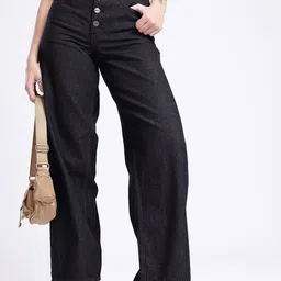 glitchez Women Cool Touch Baggy Fit High-Rise Jeans-image-45