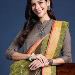 Taavi Woven Design Tasselled Winter Dupatta-picture-47