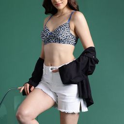 DressBerry Animal Printed Full Coverage Lightly Padded T-shirt Bra DB-NW-BRA-4061-1-42