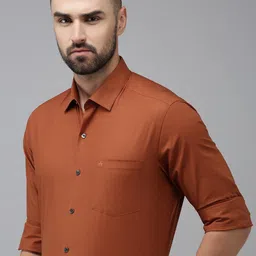 Arrow Men Pure Cotton Original Slim Fit Formal Shirt-picture-30