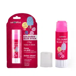 SCOOBIES Kids Pink & White Glue Sticks School Essentials-image-92