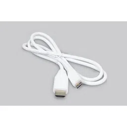 Raspberry PI official Mini HDMI to Standard HDMI Cable - White image 2