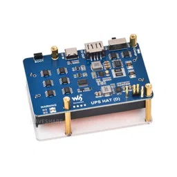 Waveshare UPS HAT (D) for Raspberry Pi, Supports 21700 Li battery (NOT included), 5V Uninterruptible Power Supply, Pogo Pins Connector image 2