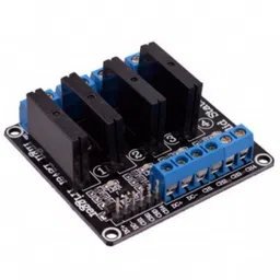 4 Channel 24V Relay Module Solid State High Level SSR DC Control 250V 2A with Resistive image 2