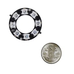 8 Bit WS2812 5050 RGB LED Built-in Full Color Driving Lights Circular Development Board image 2