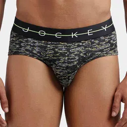 Jockey Men Printed Ultrasoft-Waistband Basic Briefs NY01-0101-BLWHY-image-95