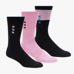 Men Pack of 3 Terry Crew Socks-image-49