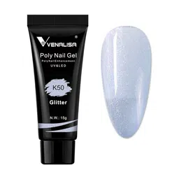 VENALISA UV-LED Glitter Poly Nail Extension Gel 15g - Shade K50-image-14
