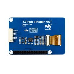 Waveshare 2.7inch E-Paper HAT Compatible with Raspberry Pi 4B/3B+/3B/2B/B+/A+/Zero/Zero W/WH/Zero 2W Series Boards 264x176 Resolution SPI Interface - RS2406Waveshare 2.7inch E-Paper HAT Compatible with Raspberry Pi 4B/3B+/3B/2B/B+/A+/Zero/Zero W/WH/Zero 2W Series Boards 264x176 Resolution SPI Interface - RS2406 image 2